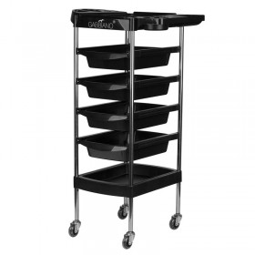 Hairdressing Trolley GABBIANO FX7, Black